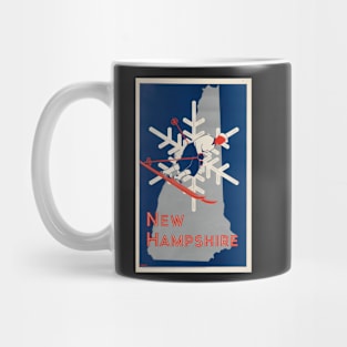 New Hampshire Vintage Ski Poster Mug